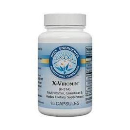 X - Viromin (K - 31A) Small - 15 Capsules Apex Energetics - The Oasis of Health
