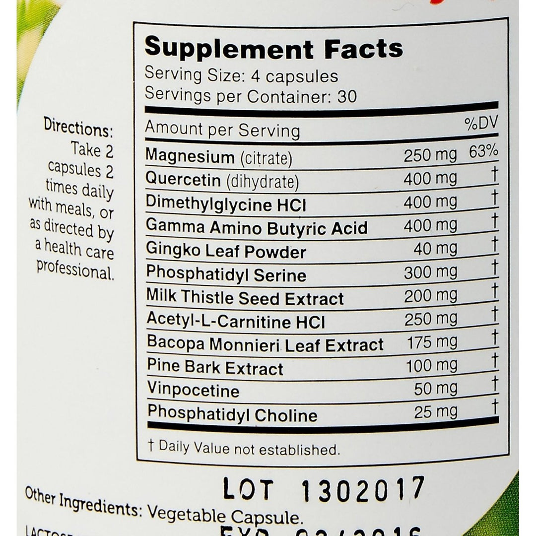 Zahler - AdultFocus Cognitive Health Support - 60 Capsules - The Oasis of Health